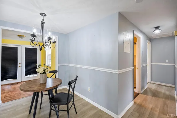 a view of balcony with workspace