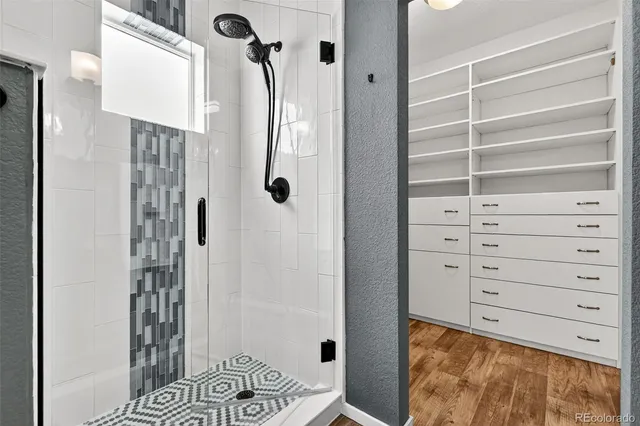 a view of closet area