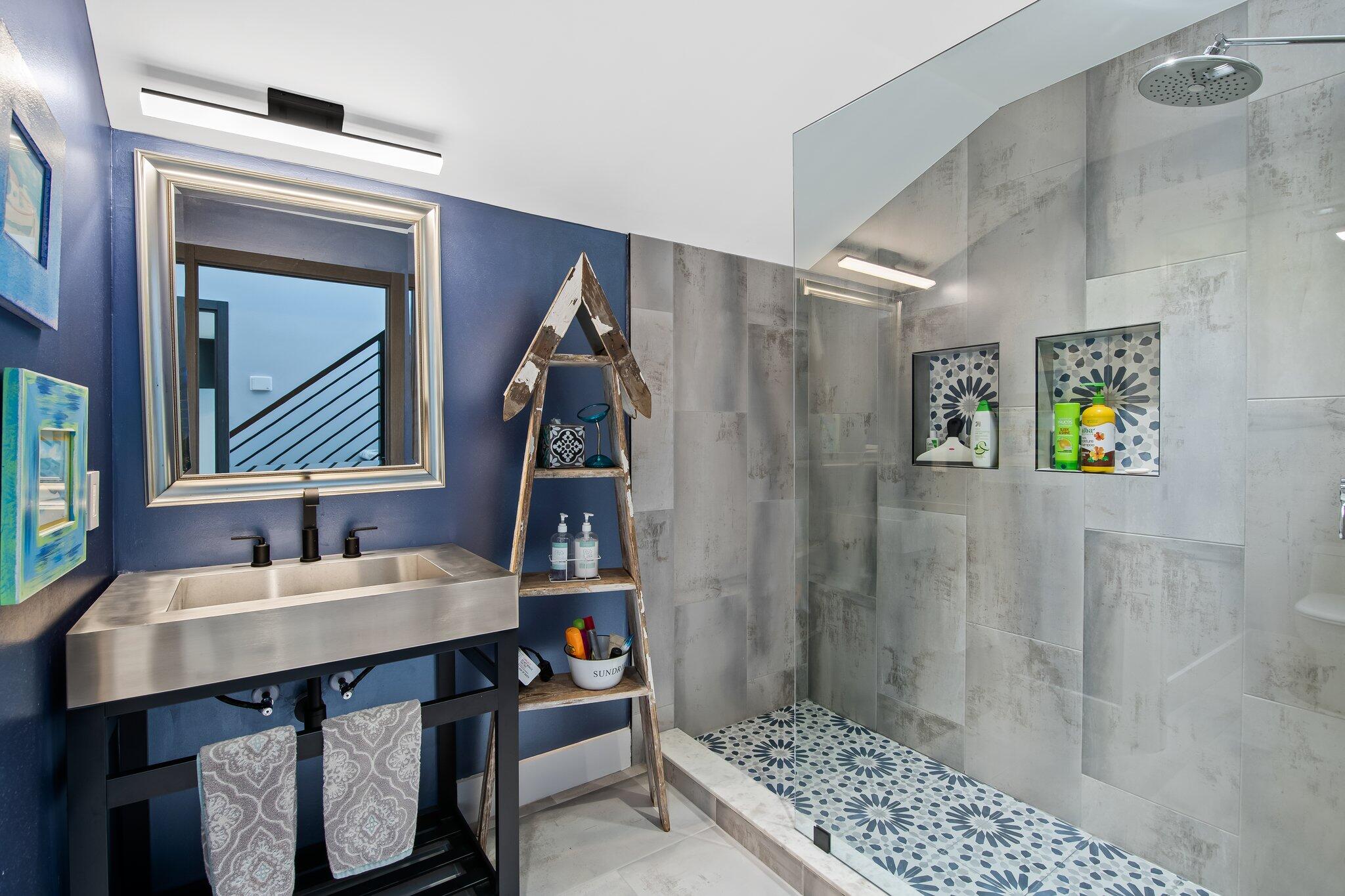 38 Hersey Drive Ocean Ridge, FL 33435 - Photo 26 of 33 a bathroom with a sink and a mirror