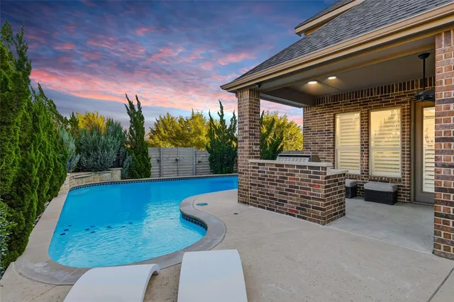 a outdoor space with furniture