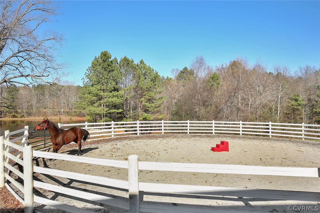 1885 Robertsons Road Blackstone, VA 23824 - Photo 7 of 48 This training ring is very convenient to the barn.