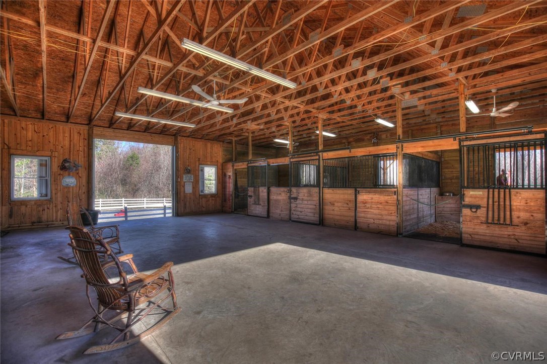 1885 Robertsons Road Blackstone, VA 23824 - Photo 10 of 48 This view of the barn shows the training ring near