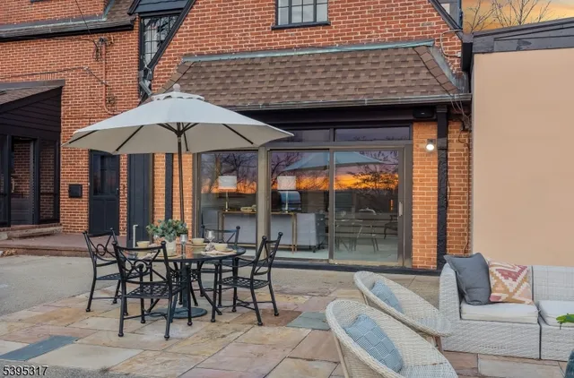 a view of a car parked on the road