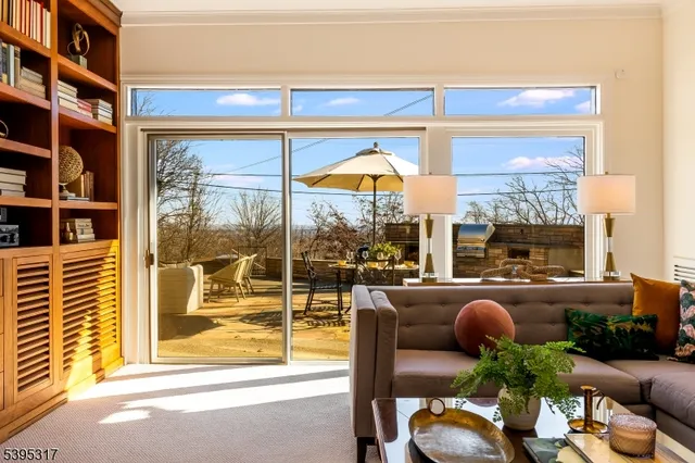 a living room filled with furniture