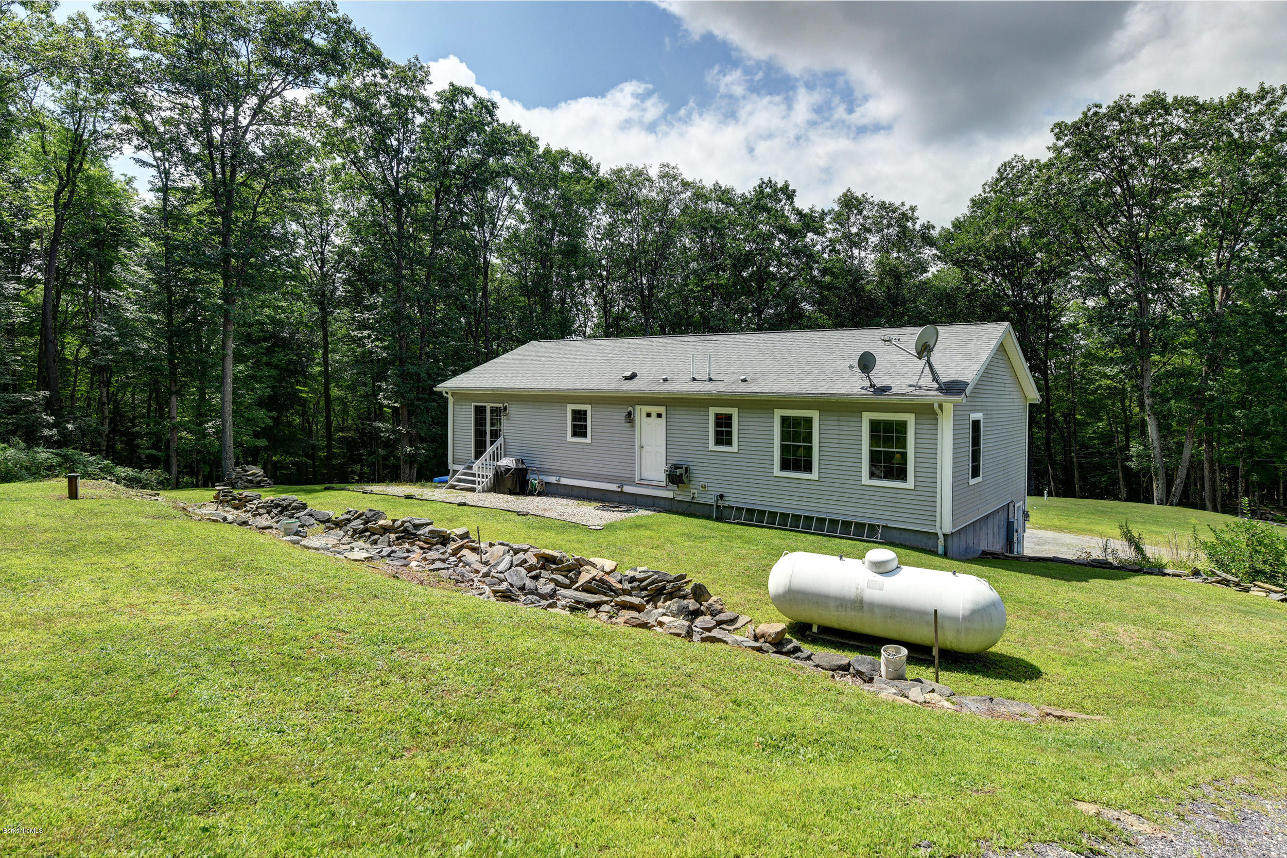 15 Lake View Road Peru, MA 01235 - Photo 29 of 39 a aerial view of a house with a yard
