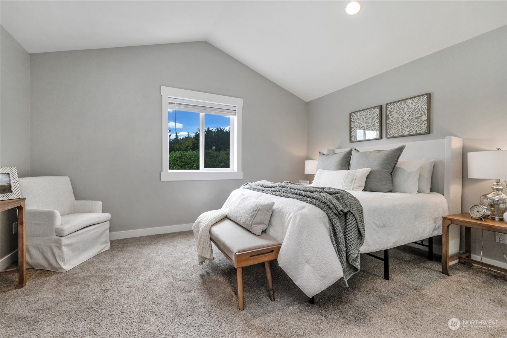 25323 Cromwell Road Monroe, WA 98272 - Photo 20 of 38 a bedroom with a bed and a couch