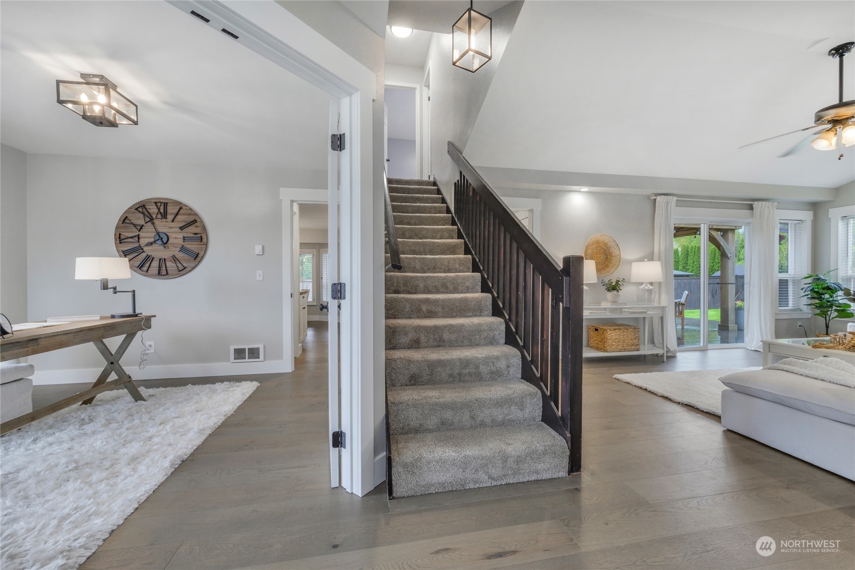 25323 Cromwell Road Monroe, WA 98272 - Photo 5 of 38 a view of a livingroom with furniture and stairs