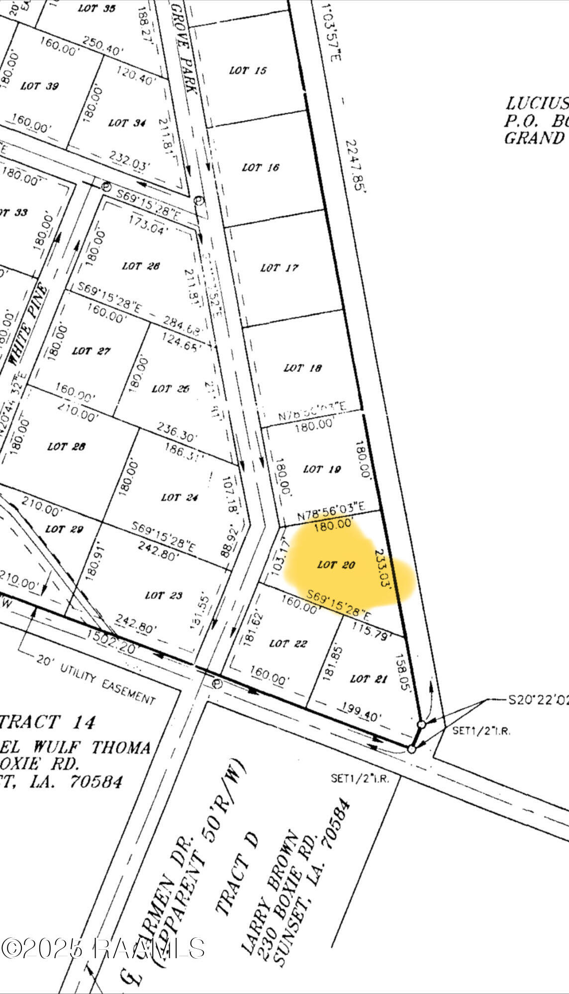 20 Grove Park Road Arnaudville, LA 70512 - Photo 14 of 16 4386