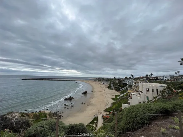 a view of an ocean beach
