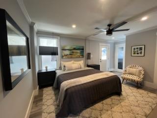 1437 4th Street Calistoga, CA 94515 - Photo 8 of 15 a bedroom with a large bed and a chandelier