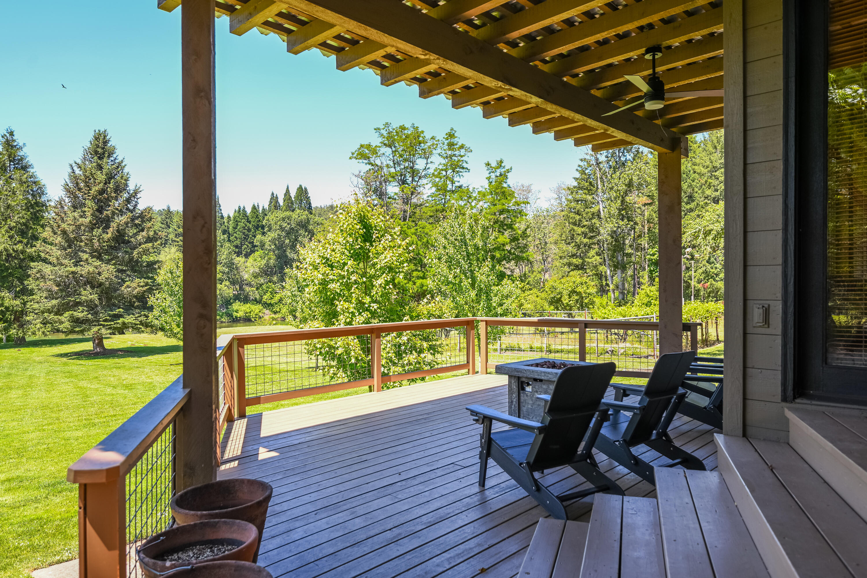2546 Fisher Road Roseburg, OR 97471 - Photo 5 of 59 Main House Back Porch Overlooking River