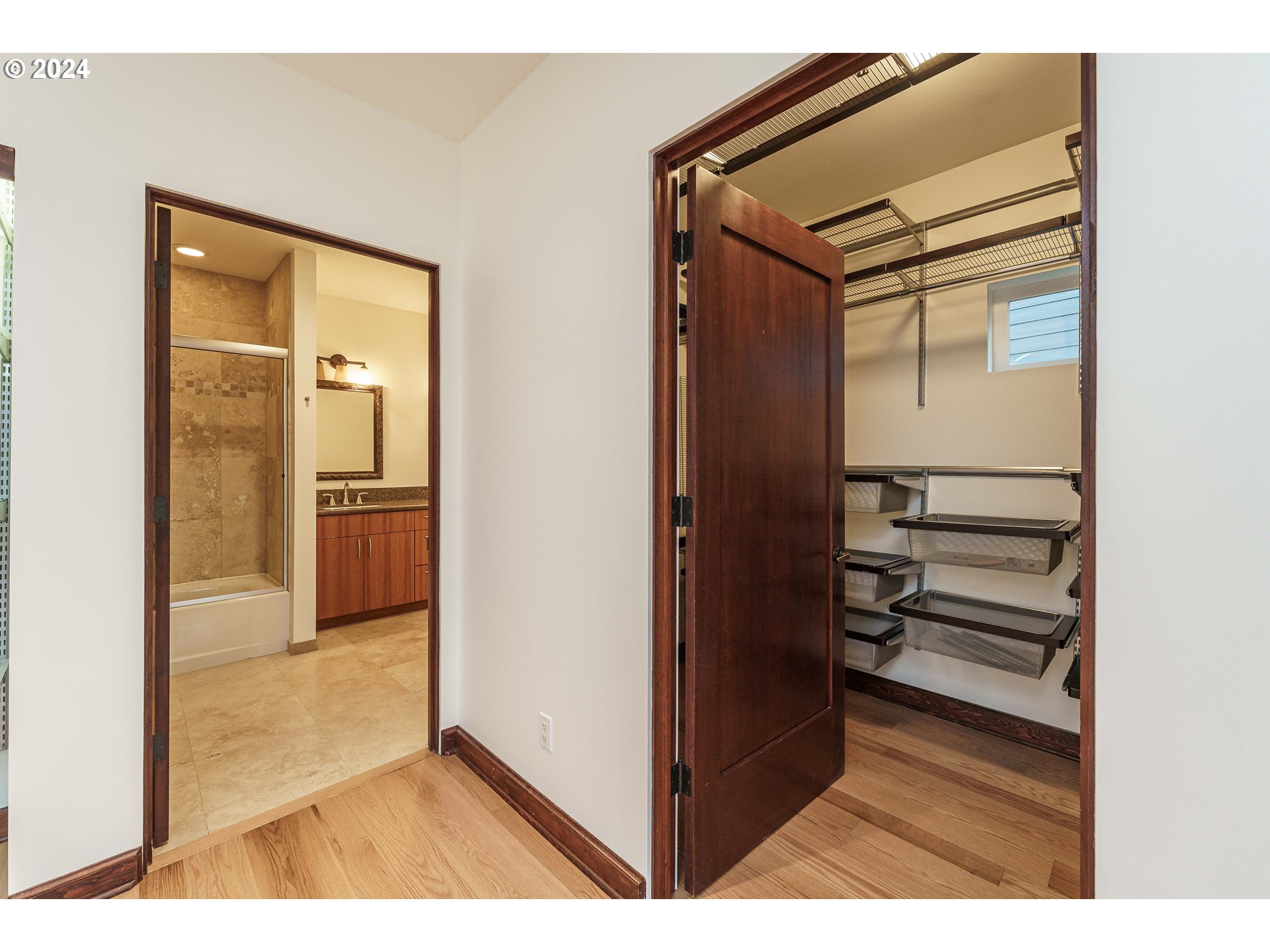 3030 Northwest Montara Loop Portland, OR 97229 - Photo 23 of 37 a view of a hallway with wooden floor