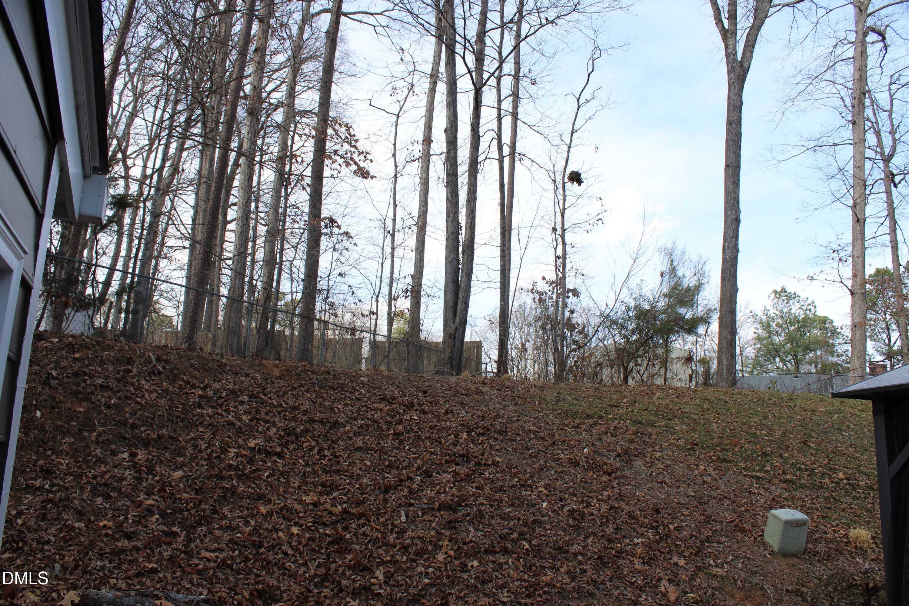 6701 Queen Annes Drive Raleigh, NC 27613 - Photo 22 of 23 a view of a backyard of the house