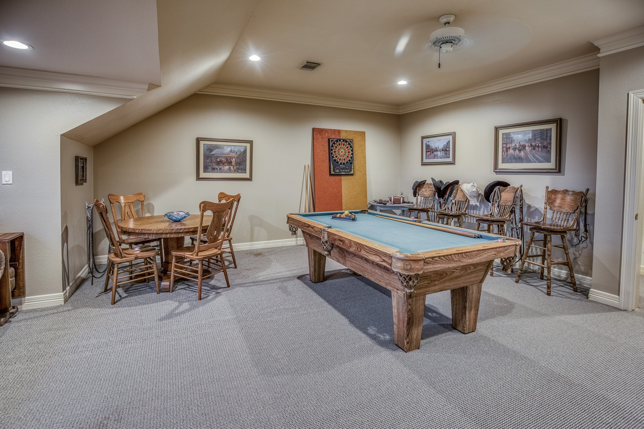 2204 Carter Road Bellville, TX 77418 - Photo 20 of 30 a living room with furniture and a pool table