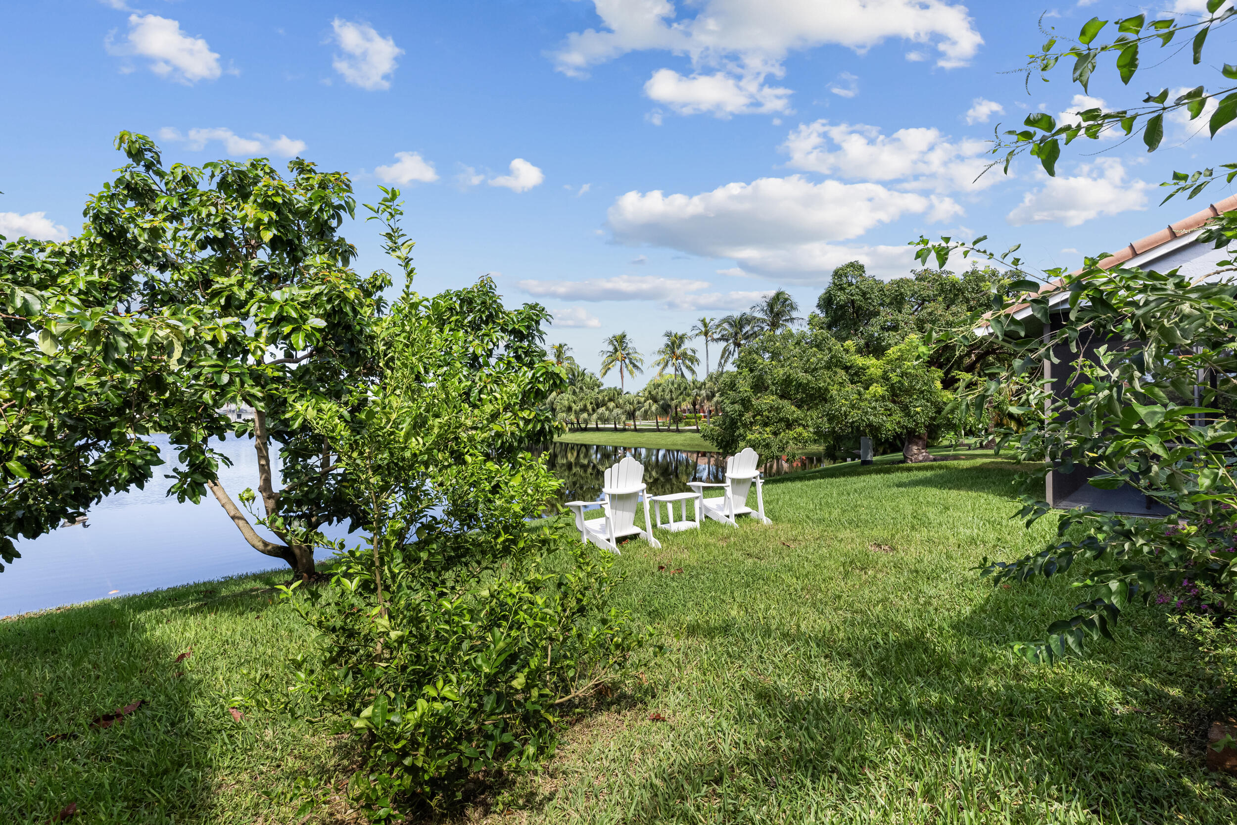 14451 Parker Ridge Court Delray Beach, FL 33484 - Photo 37 of 48 a aerial view of a house with pool yard and outdoor seating