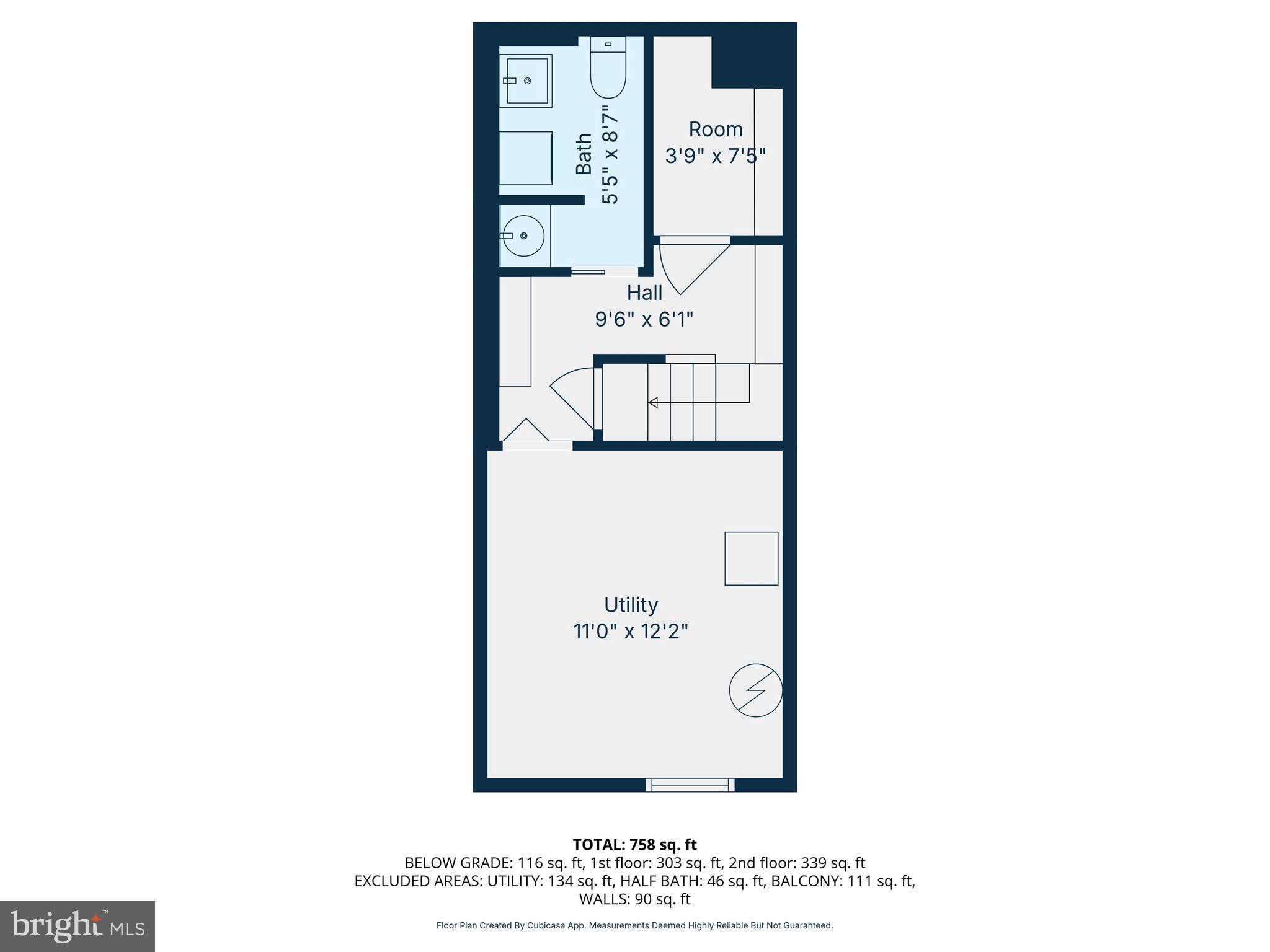 1432 Haubert Street Baltimore, MD 21230 - Photo 41 of 41 Lower Level Floor Plan