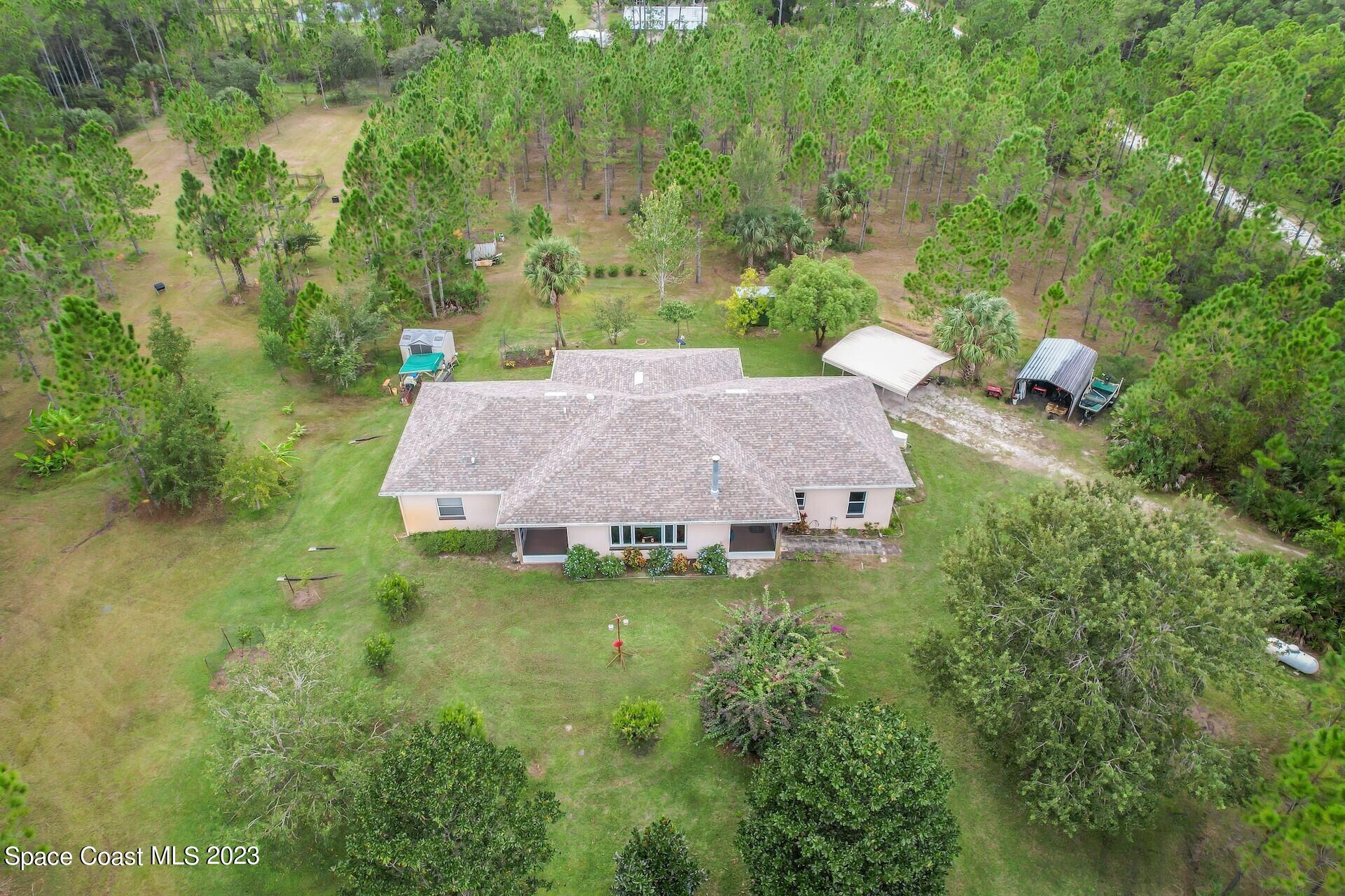 1001 Shellcracker Road Mims, FL 32754 - Photo 4 of 49 Aerial 4