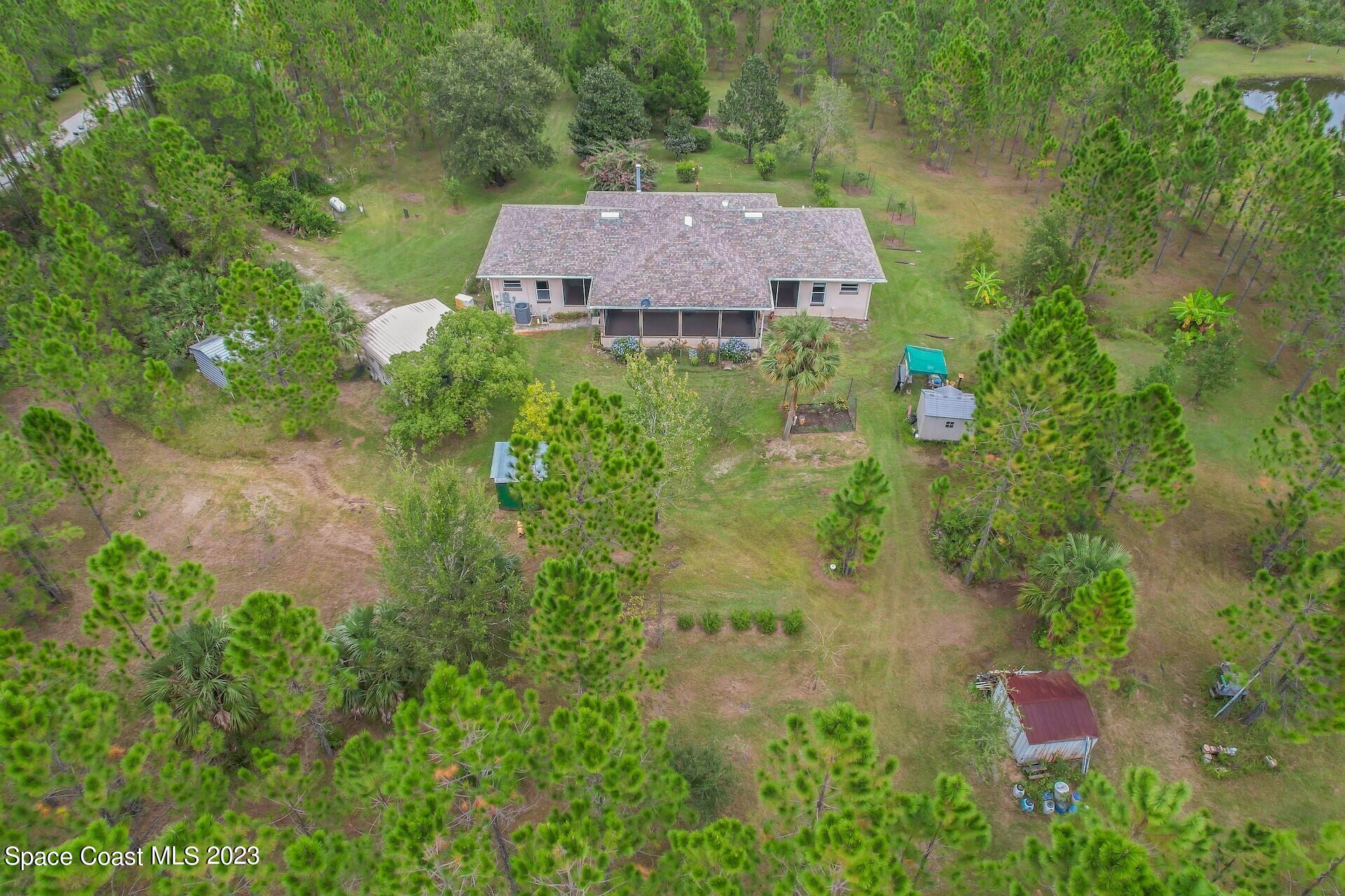 1001 Shellcracker Road Mims, FL 32754 - Photo 5 of 49 Aerial 5