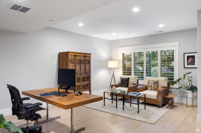 1737 East Viewside Circle Hideout, UT 84036 - Photo 19 of 35 Light-colored wood-finish flooring complements the neutral wall tones