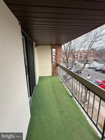 a view of a porch