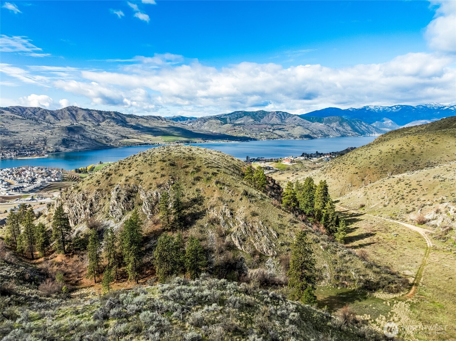 0 Skyfall Lane, Unit D Chelan, WA 98816 - Photo 15 of 31 a view of lake and mountain