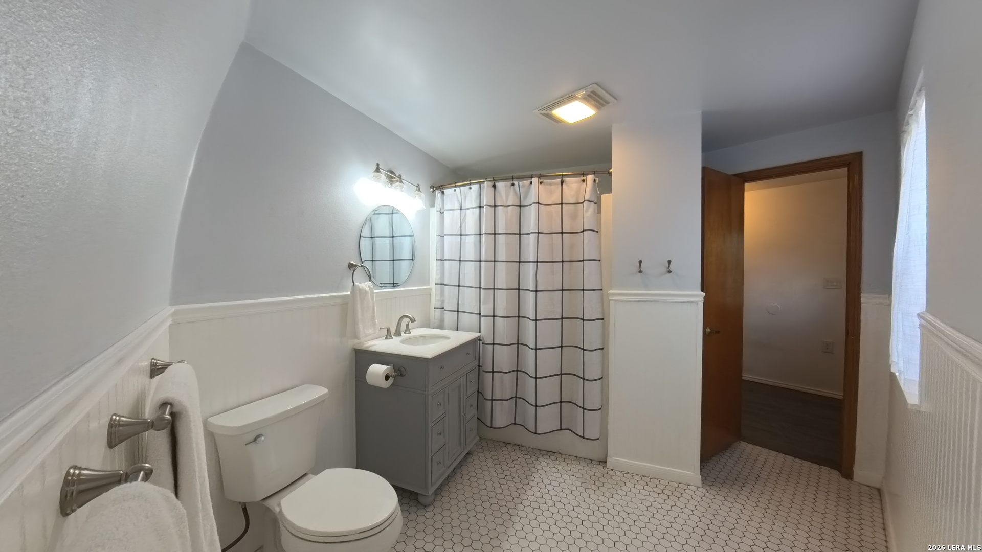 929 Red Bluff Ranch Drive Pipe Creek, TX 78063 - Photo 15 of 44 a bathroom with a toilet and shower