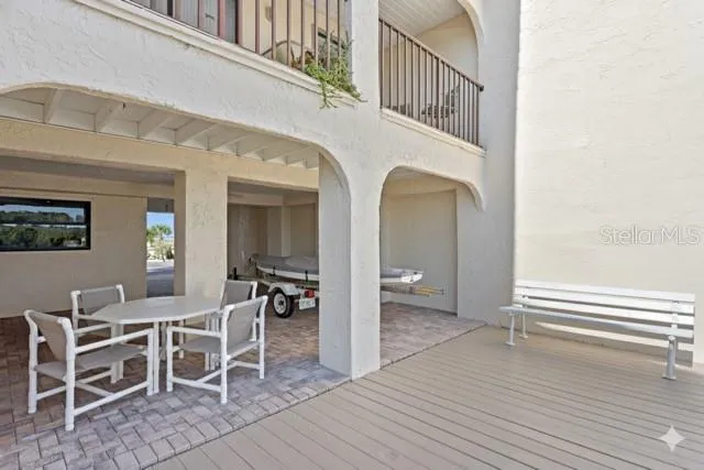 a view of a ocean from a balcony