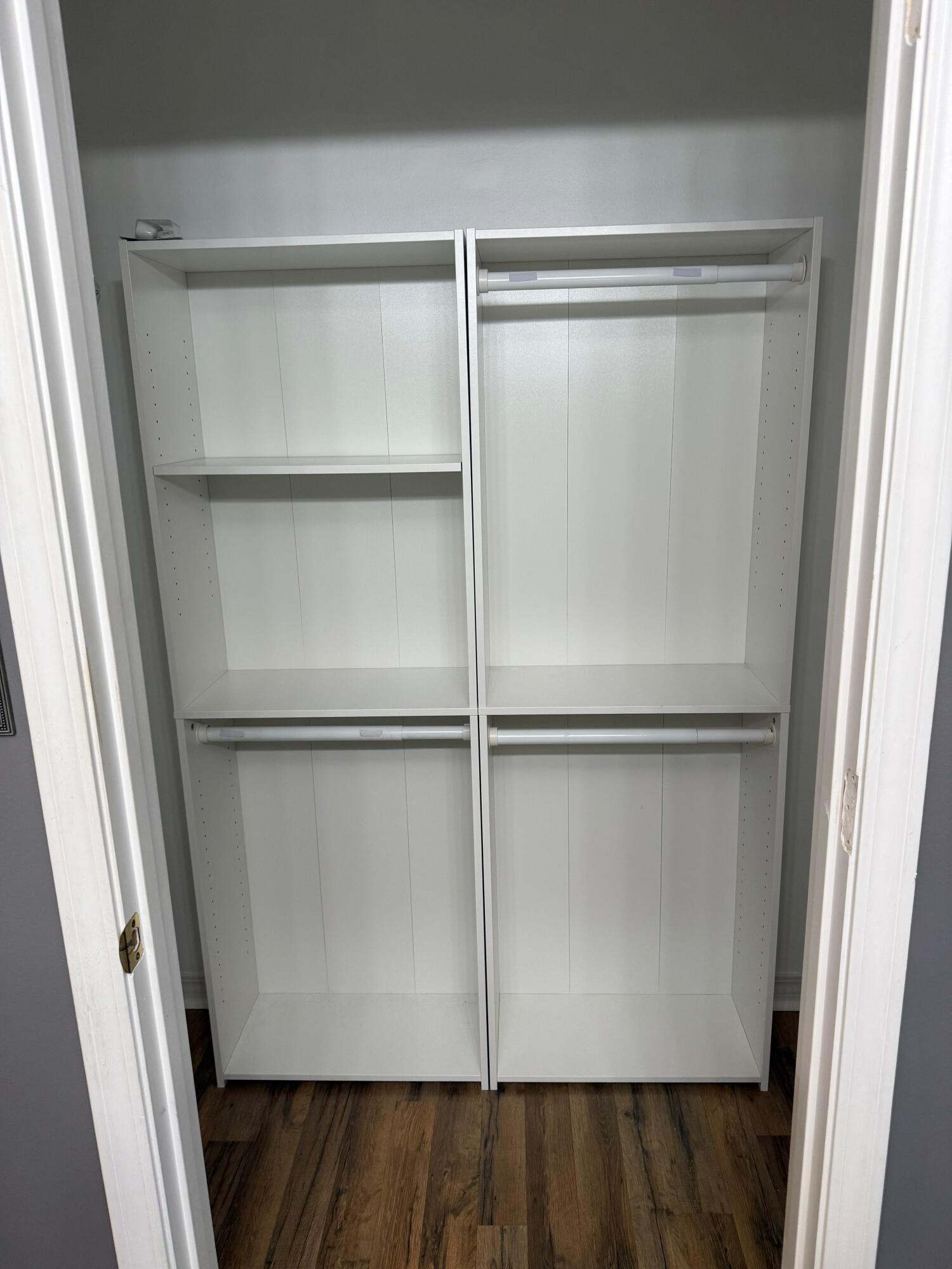 38 Ruby Circle Mary Esther, FL 32569 - Photo 36 of 50 a close view of closet with wooden floor
