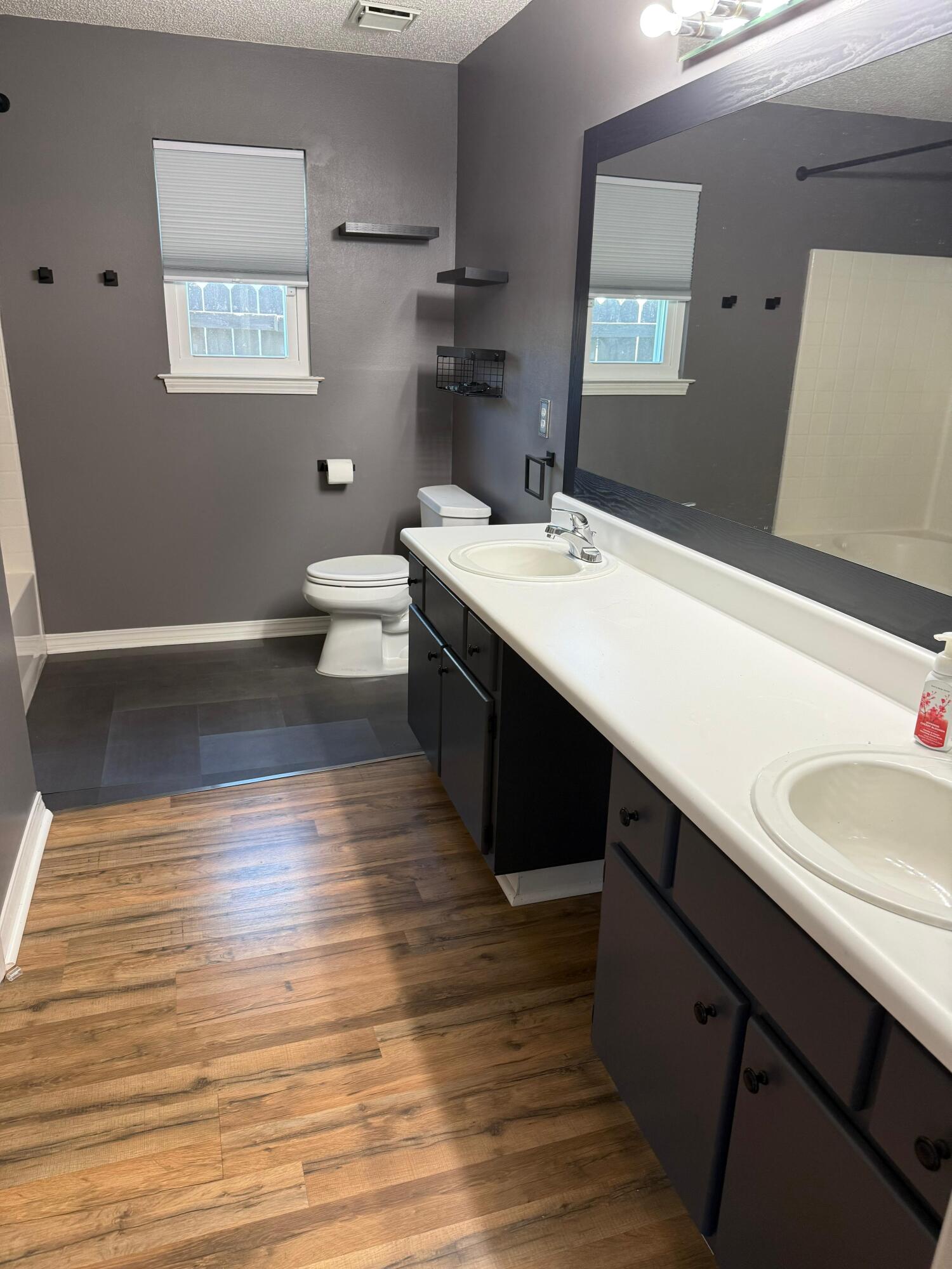 38 Ruby Circle Mary Esther, FL 32569 - Photo 41 of 50 a bathroom with a double vanity sink mirror and toilet