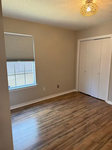 a view of a backyard with potted plants