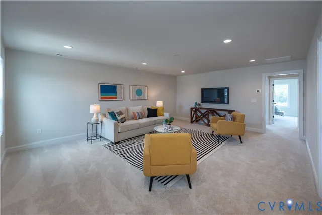 a bed room with furniture and a couch