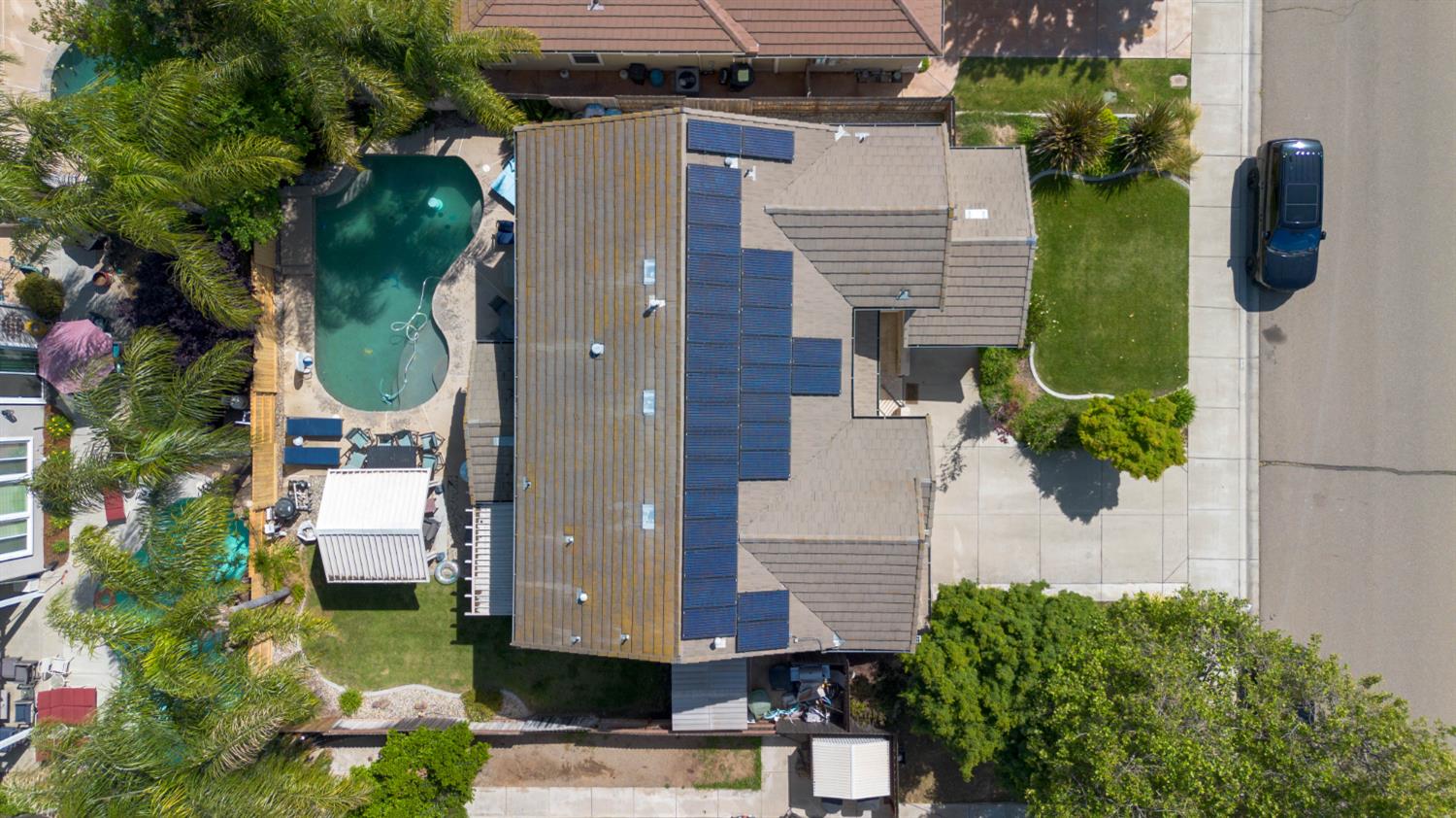 1777 Daniel Drive Ripon, CA 95366 - Photo 43 of 44 an aerial view of a residential houses with outdoor space