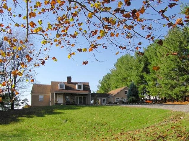 62 Jonestown Road Fairfield, VA 24435 - Photo 42 of 42 an aerial view of a house with swimming pool garden and trees