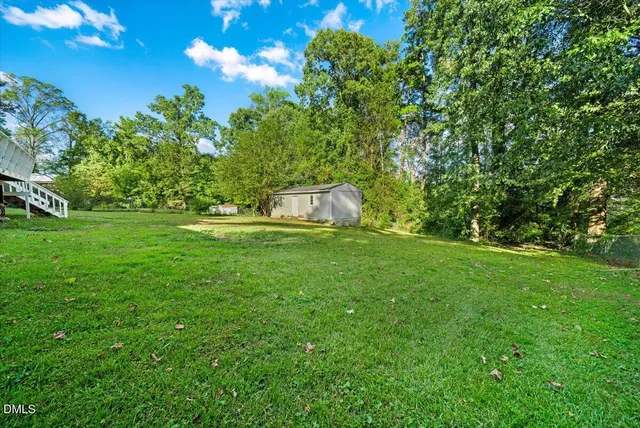 a view of a big yard