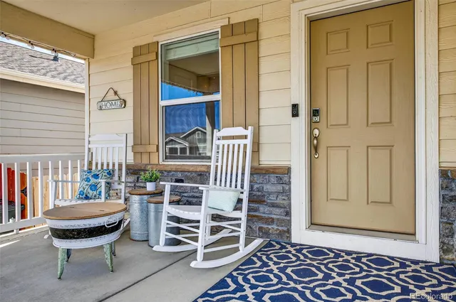 a view of an outdoor space with porch