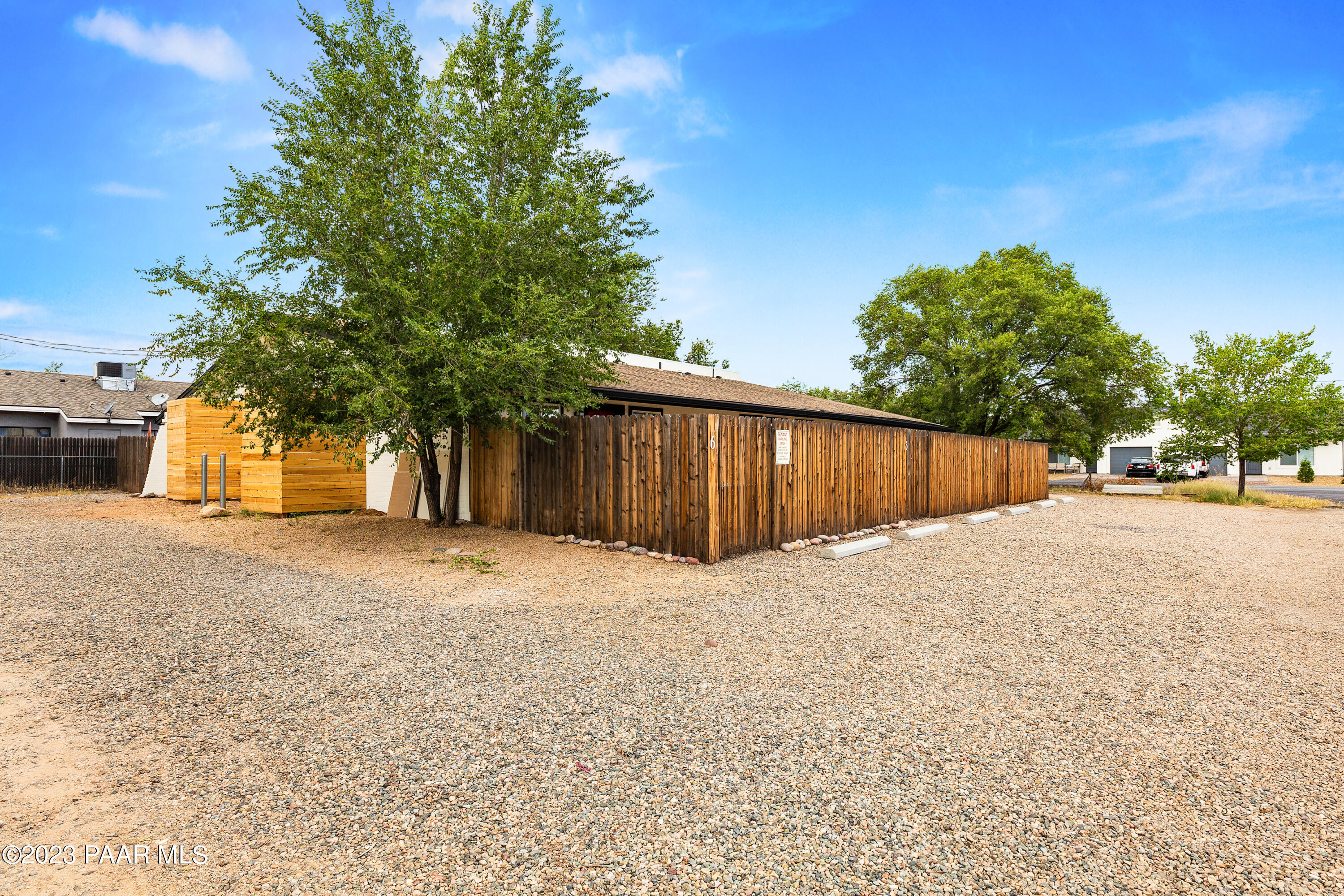 8339 Florentine Road, Unit 1 Prescott Valley, AZ 86314 - Photo 19 of 21 a view of outdoor space with wooden fence