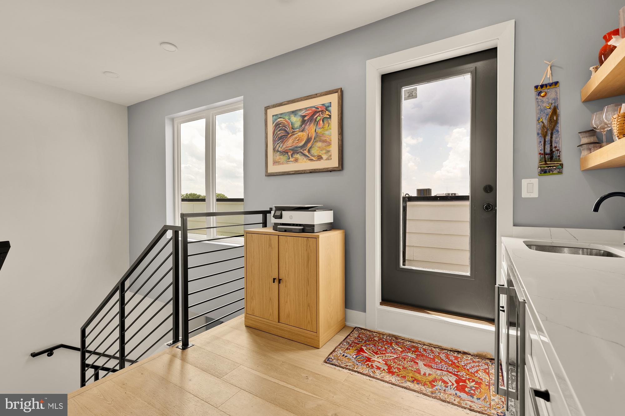 623 Kennedy Street Northwest, Unit 10 Washington, DC 20011 - Photo 25 of 29 a view of a hallway with workspace and entryway