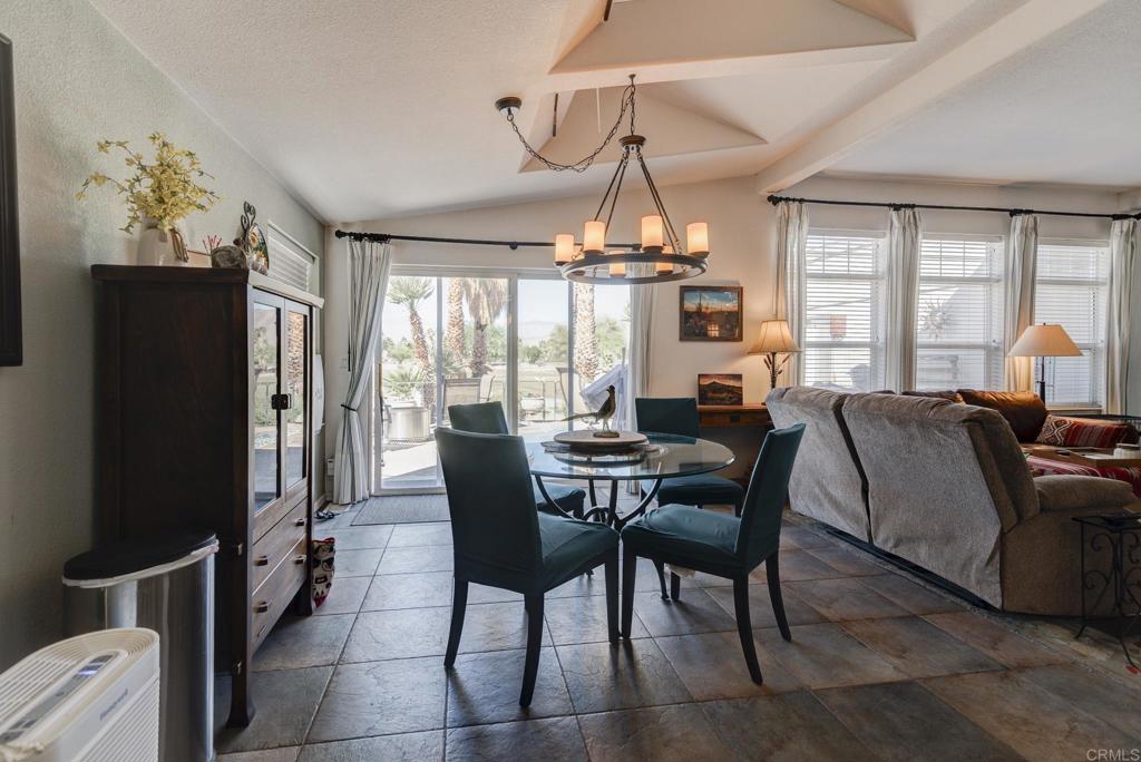 1010 Palm Canyon Drive, Unit 368 Borrego Springs, CA 92004 - Photo 9 of 23 a view of a dining room with furniture window and outside view