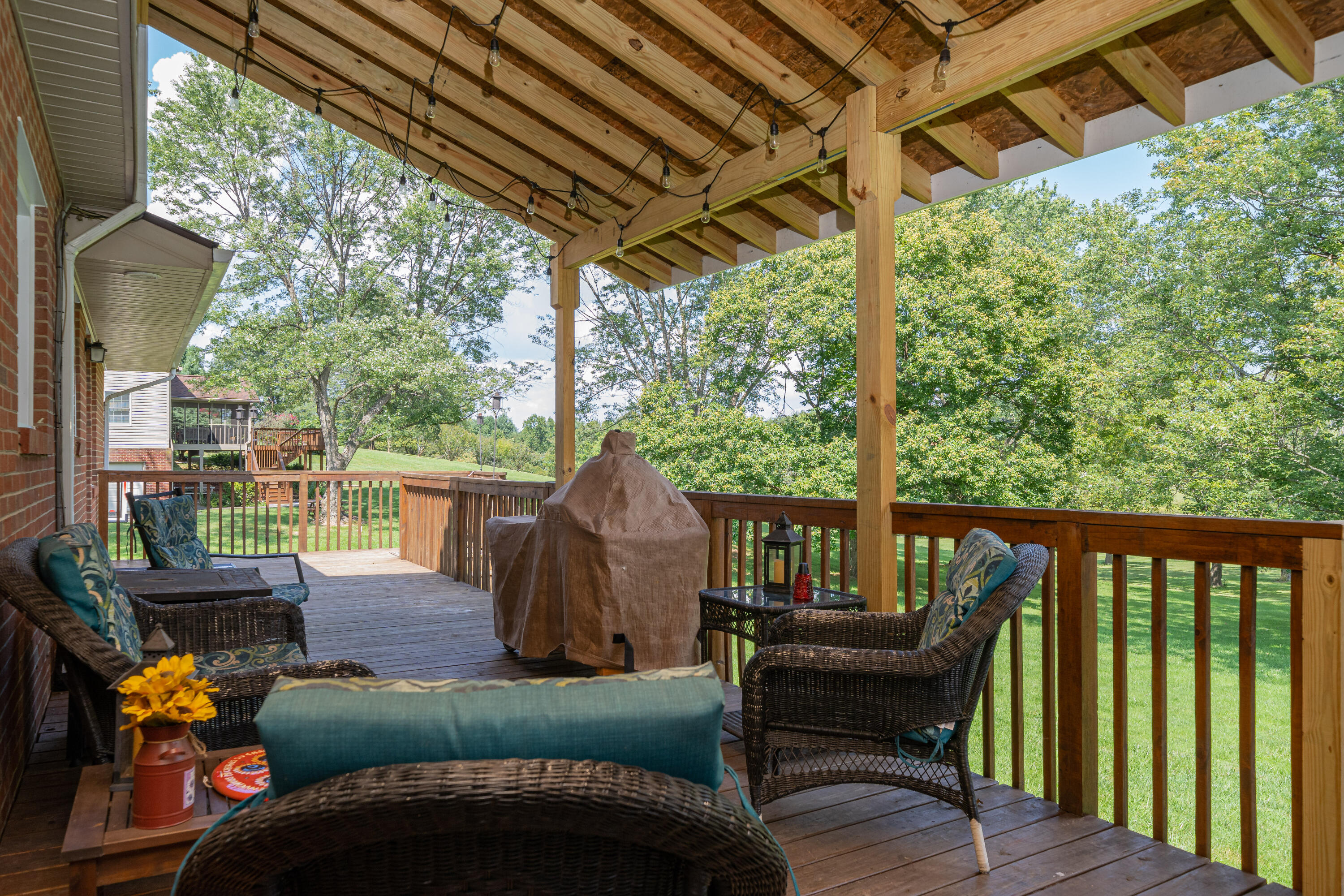 32 Brunswick Forge Road Troutville, VA 24175 - Photo 26 of 35 Covered deck area