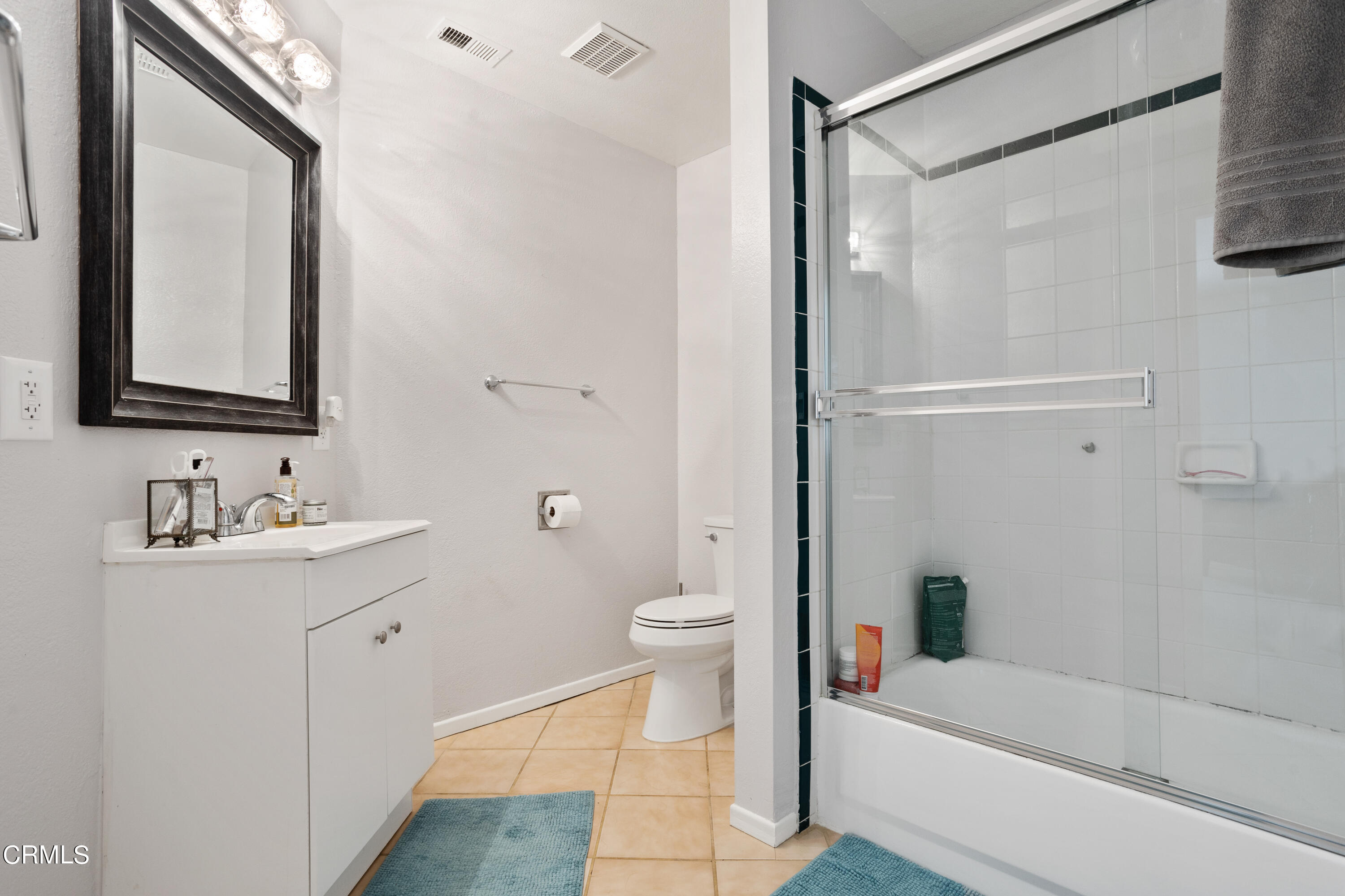 223 Marathon Road Altadena, CA 91001 - Photo 11 of 18 a bathroom with a granite countertop sink toilet and shower