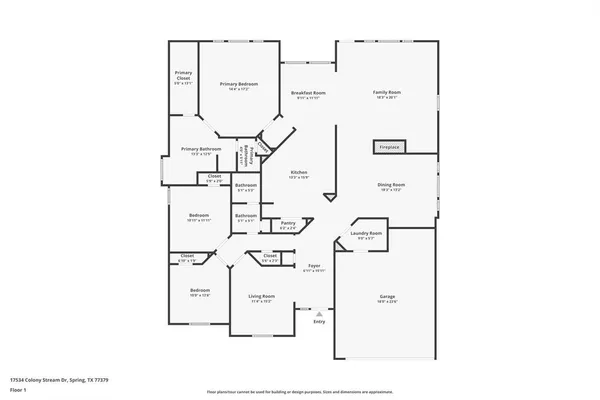 $2,200 | 17534 Colony Stream Drive, Spring, TX 77379