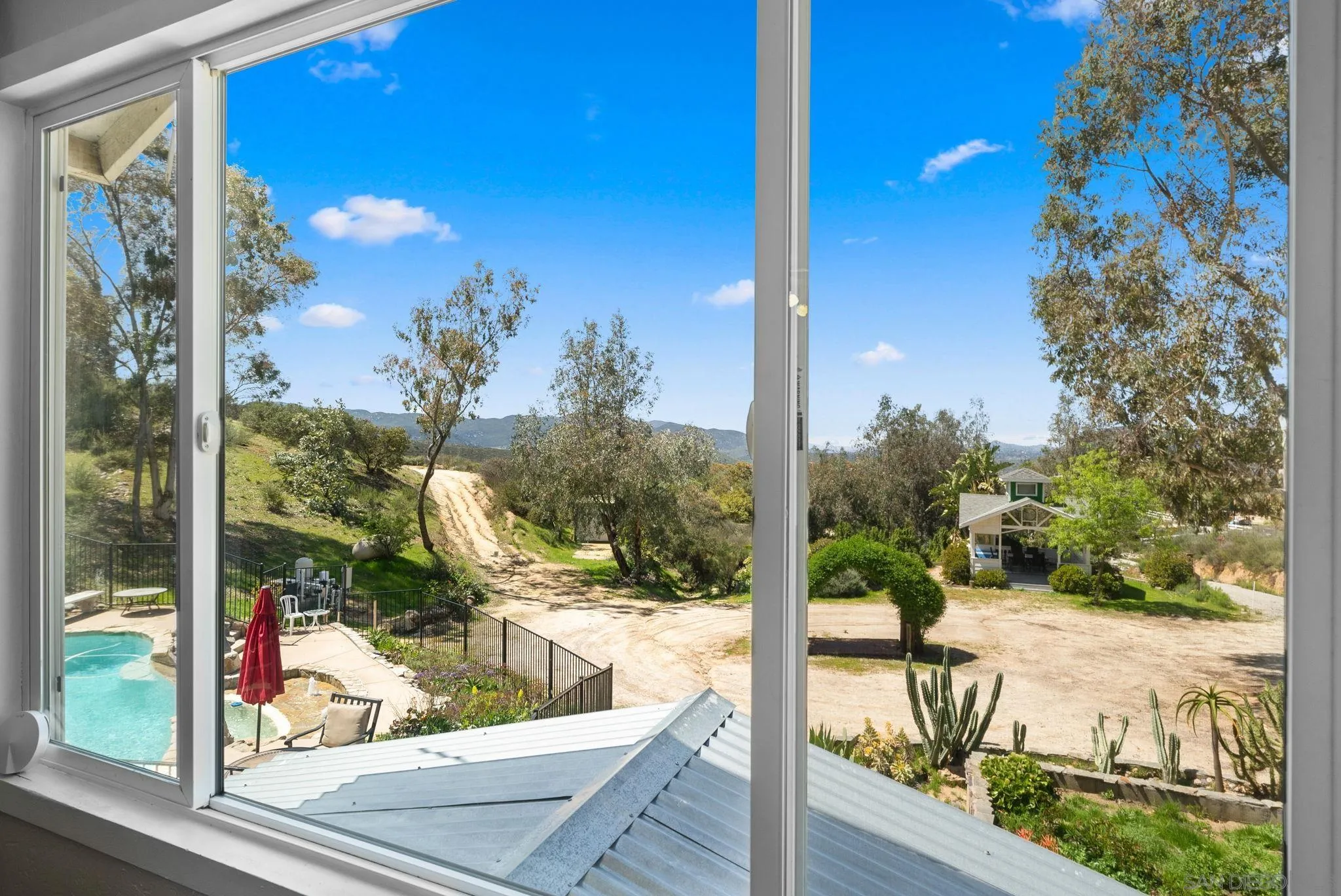 15914 Sequan Truck Trail Alpine, CA 91901 - Photo 23 of 69 a view of a balcony from a room