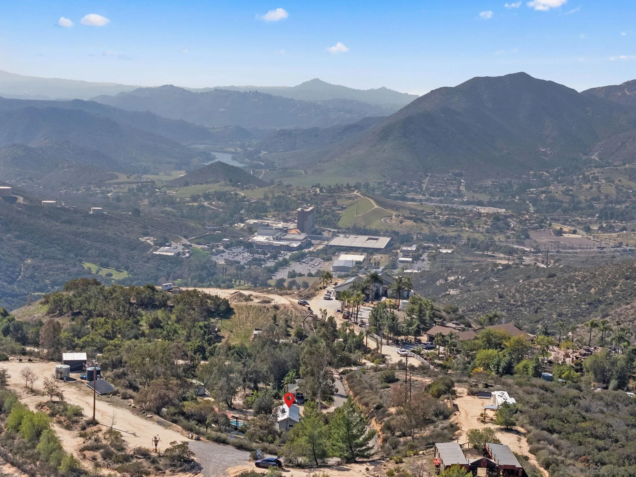 15914 Sequan Truck Trail Alpine, CA 91901 - Photo 55 of 69 a view of a forest with mountains in the background