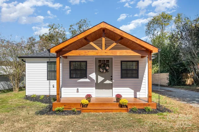 front view of house with a yard
