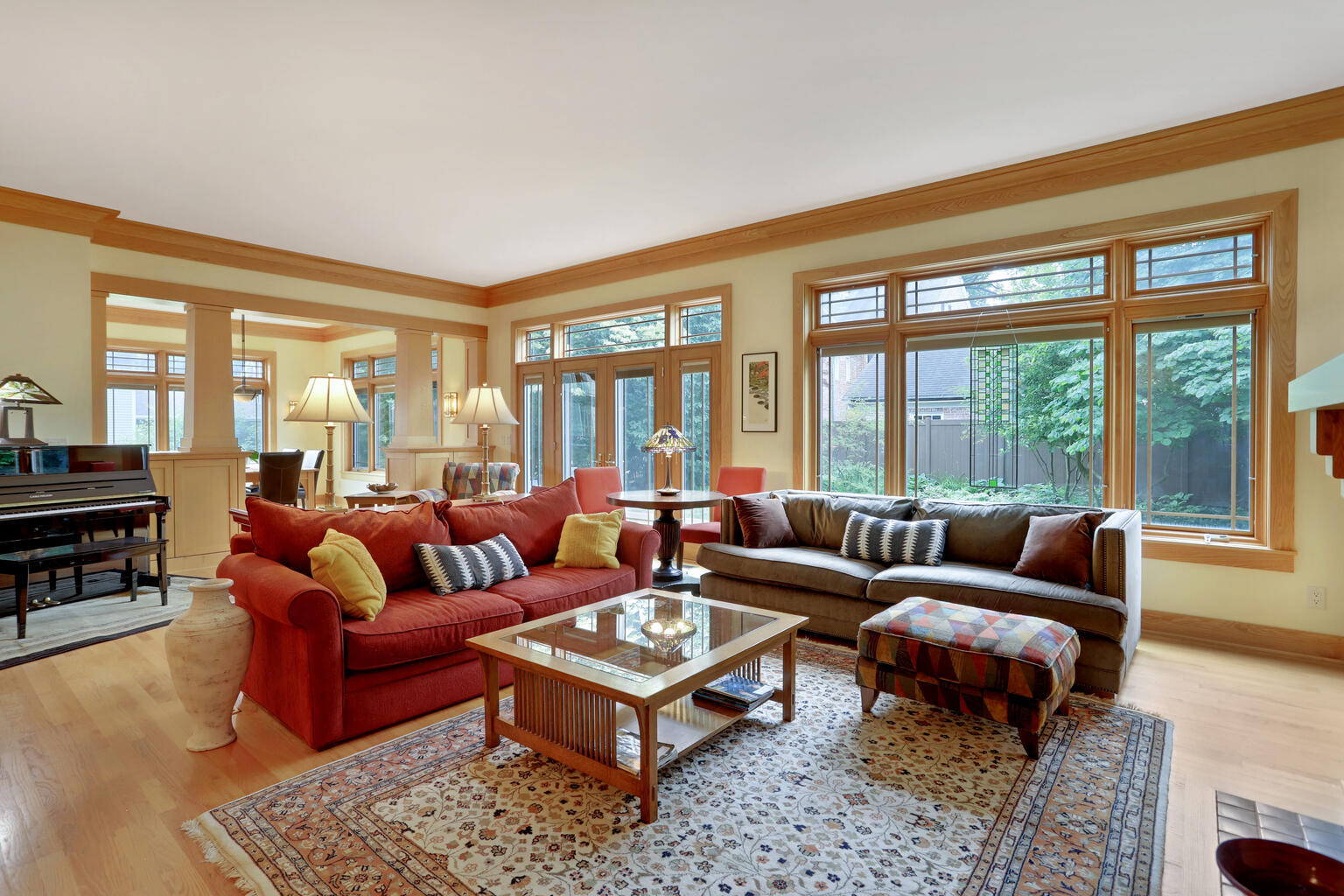 1011 West Charles Street Champaign, IL 61821 - Photo 12 of 51 a living room with furniture and a large window