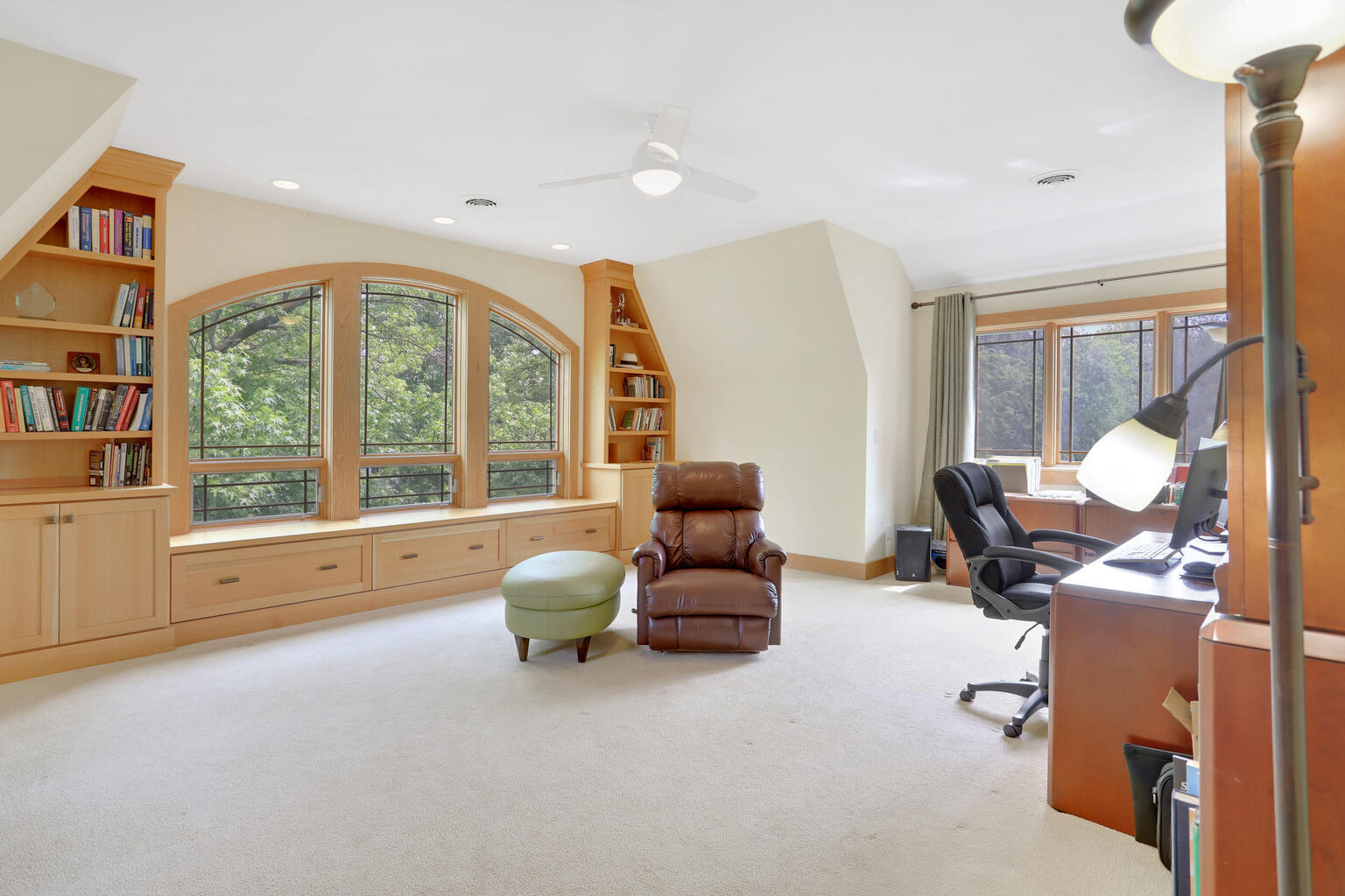 1011 West Charles Street Champaign, IL 61821 - Photo 25 of 51 a living room with furniture and large windows