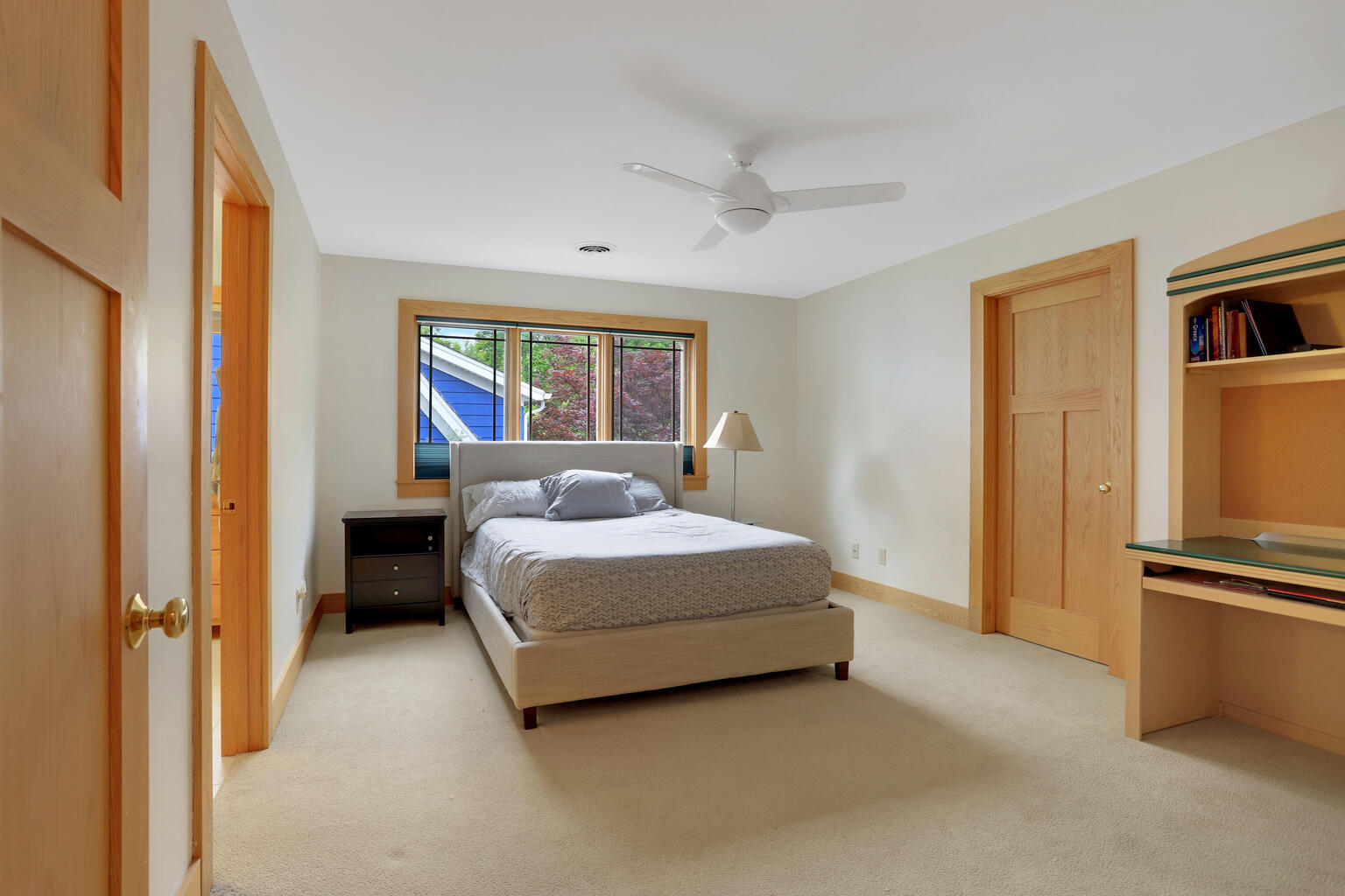 1011 West Charles Street Champaign, IL 61821 - Photo 30 of 51 a living room with a bed furniture and a window