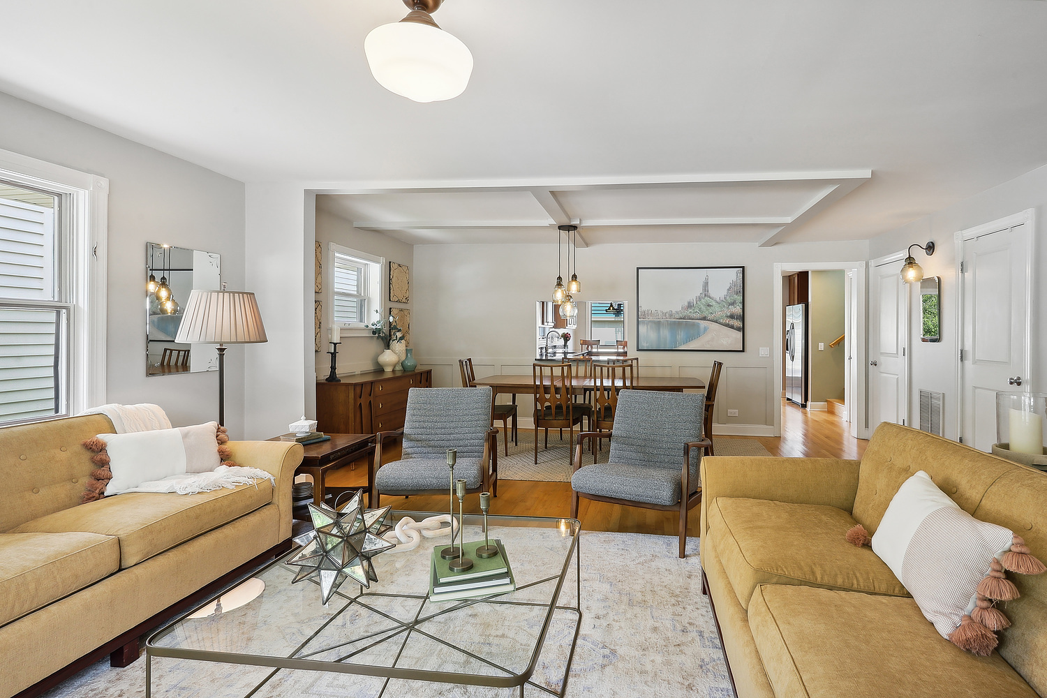 2432 Illinois Road Northbrook, IL 60062 - Photo 2 of 22 a living room with furniture and a large window