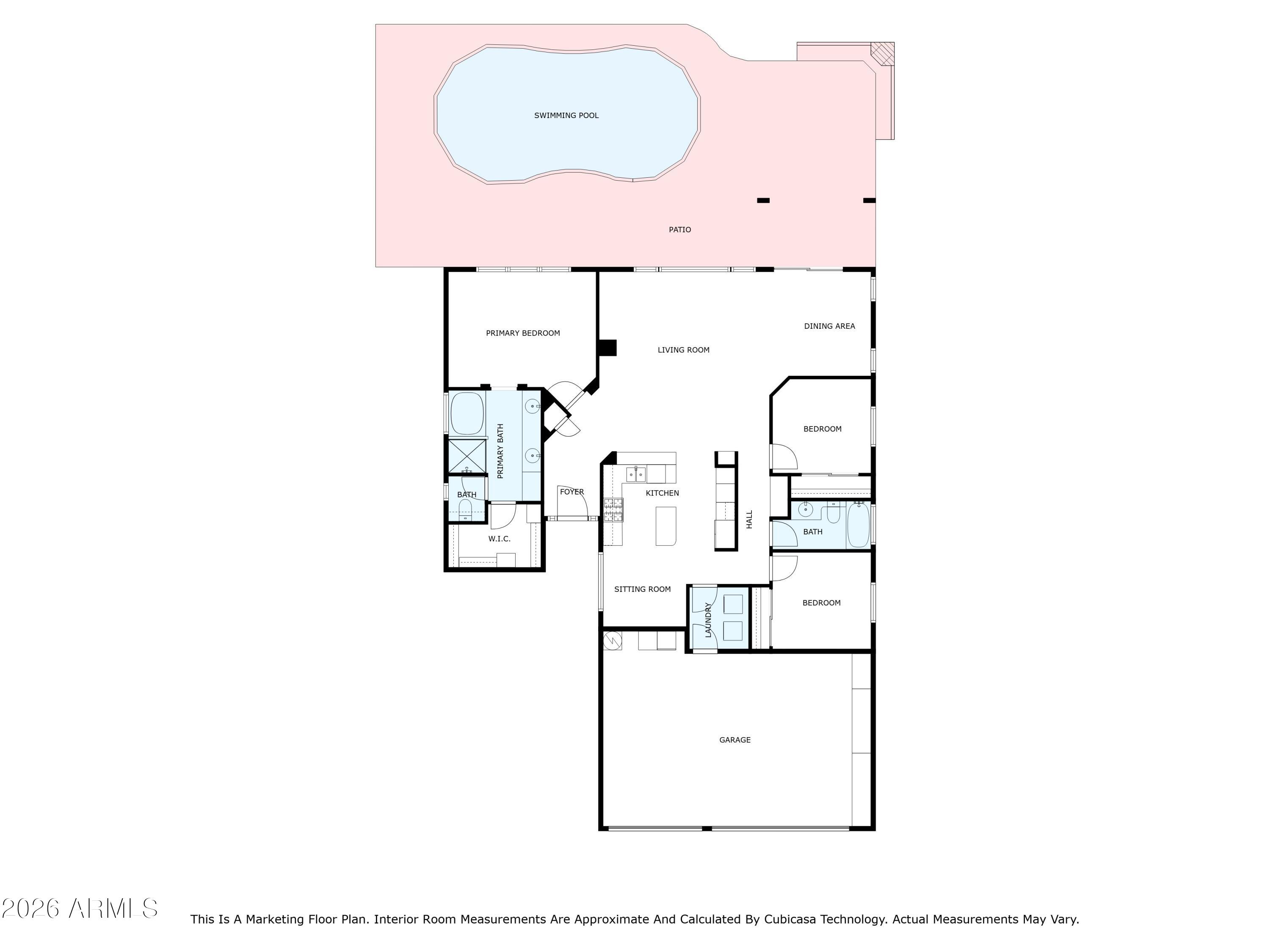 4821 East Kirkland Road Phoenix, AZ 85054 - Photo 29 of 29 3-Floor Plan