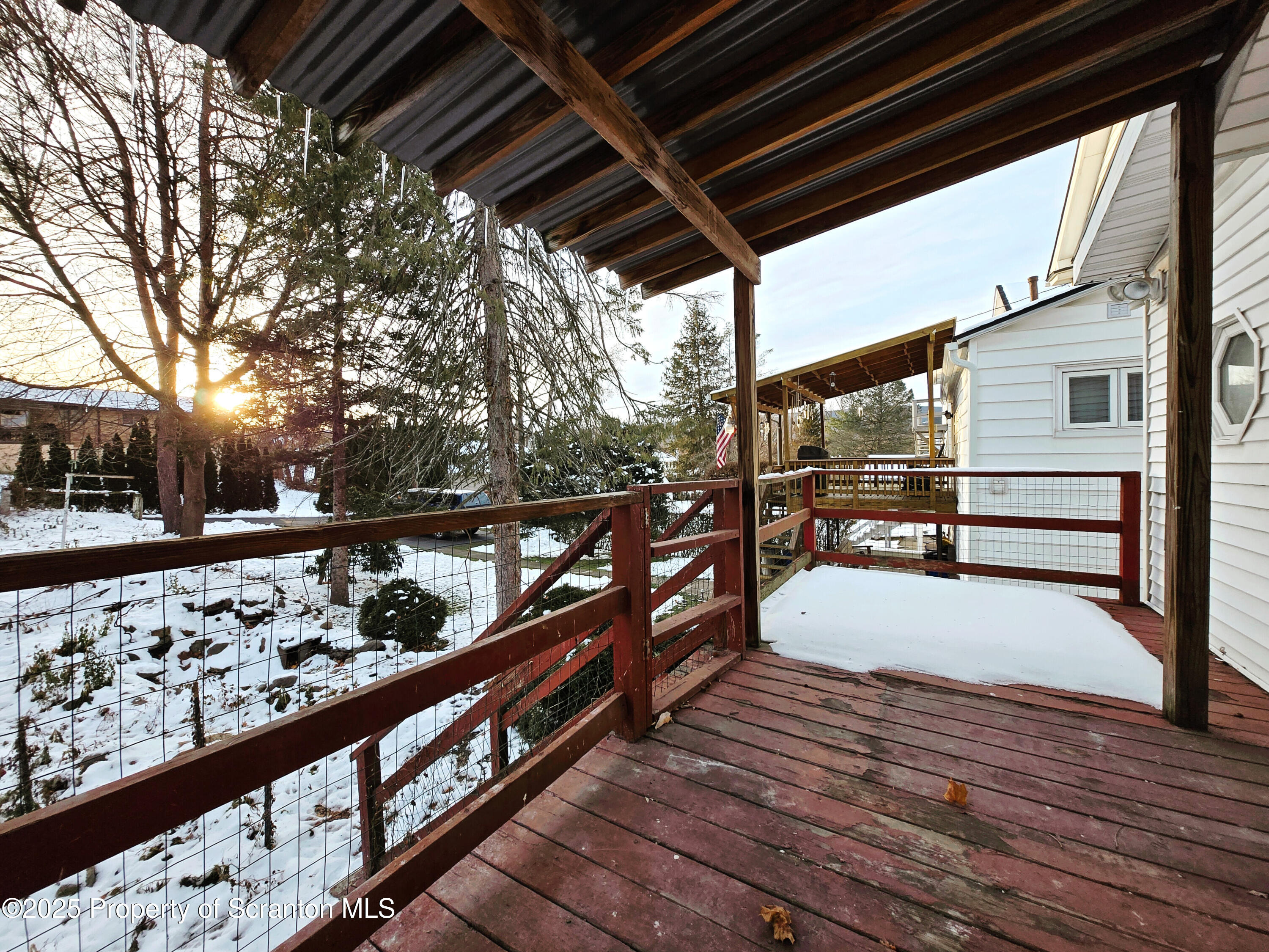 1215 Eynon Street Scranton, PA 18504 - Photo 26 of 32 a view of balcony with wooden floor